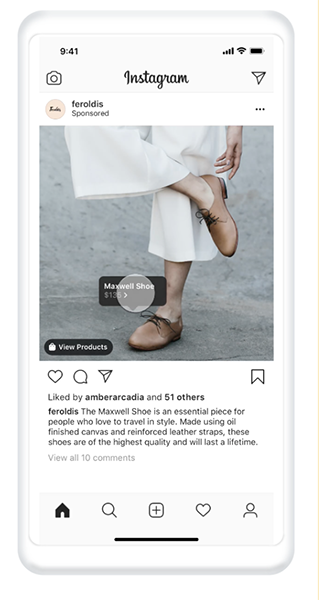 instagram inapp shopping