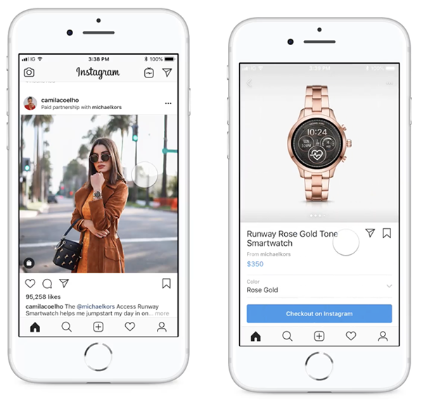 instagram inapp shopping