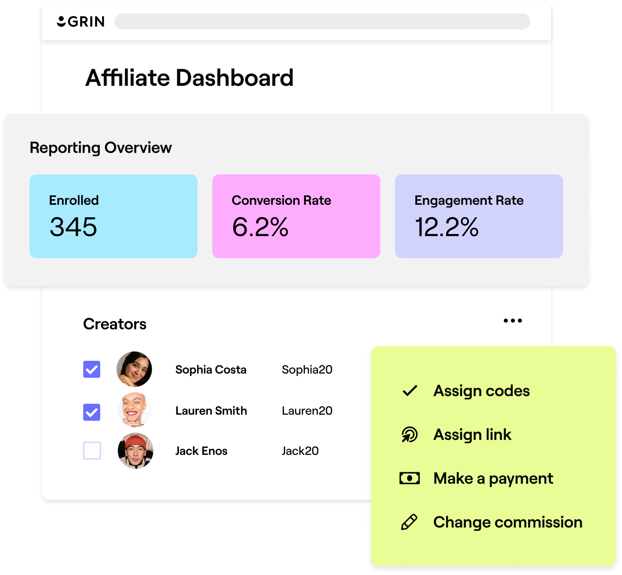Centralized Affiliate Workflow