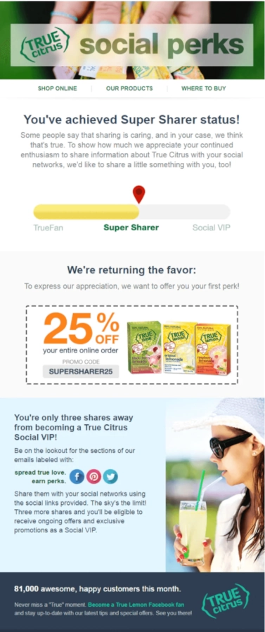True Citrus email