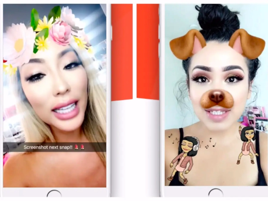 Snapchat filter examples
