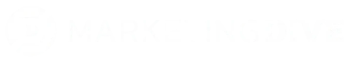 Marketingdive logo and quote