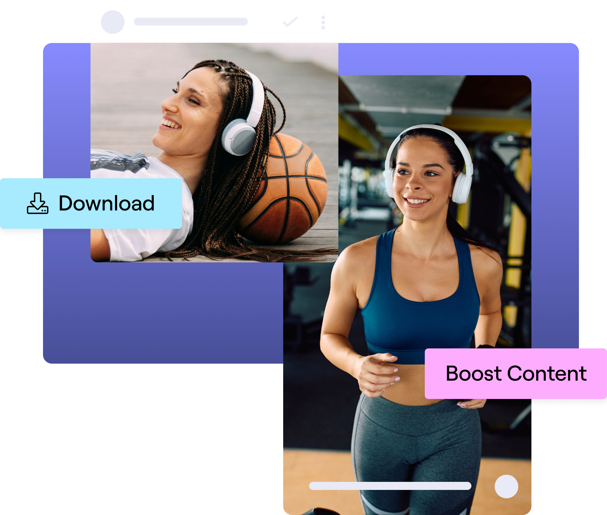 Creator content within GRIN's platform